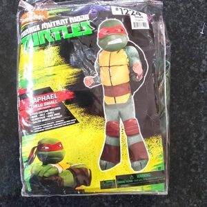 Rapheal Costume- TMNT- Missing Belt- Size: Child Small- New- RRR Halloween Kids